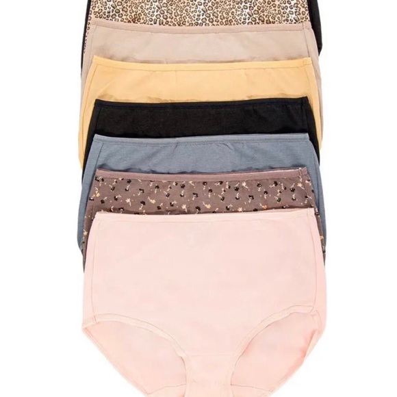 Felina Women's 8 Pack Panties Cotton Stretch Hi Cut Full coverage - Picture 3 of 3